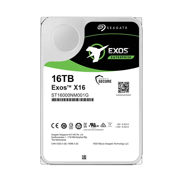 HDD Seagate Exos X16 16TB 512e/4Kn SATA (ST16000NM001G)