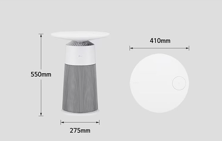 Máy lọc không khí LG Puricare Aero Furniture AS20GPWU0 Màu trắng