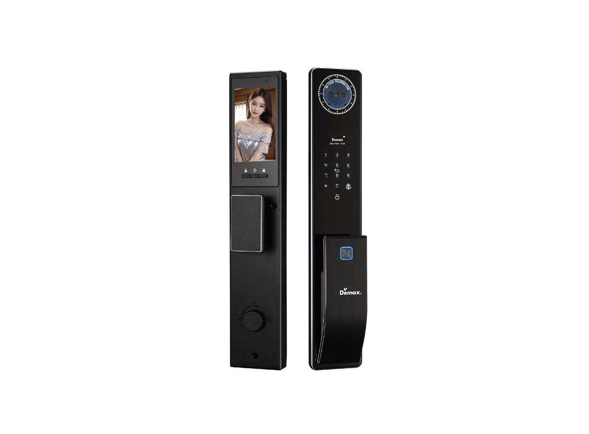 Khóa cửa thông minh Demax EL-C910BN CNC FACE ID REMOTE WIFI