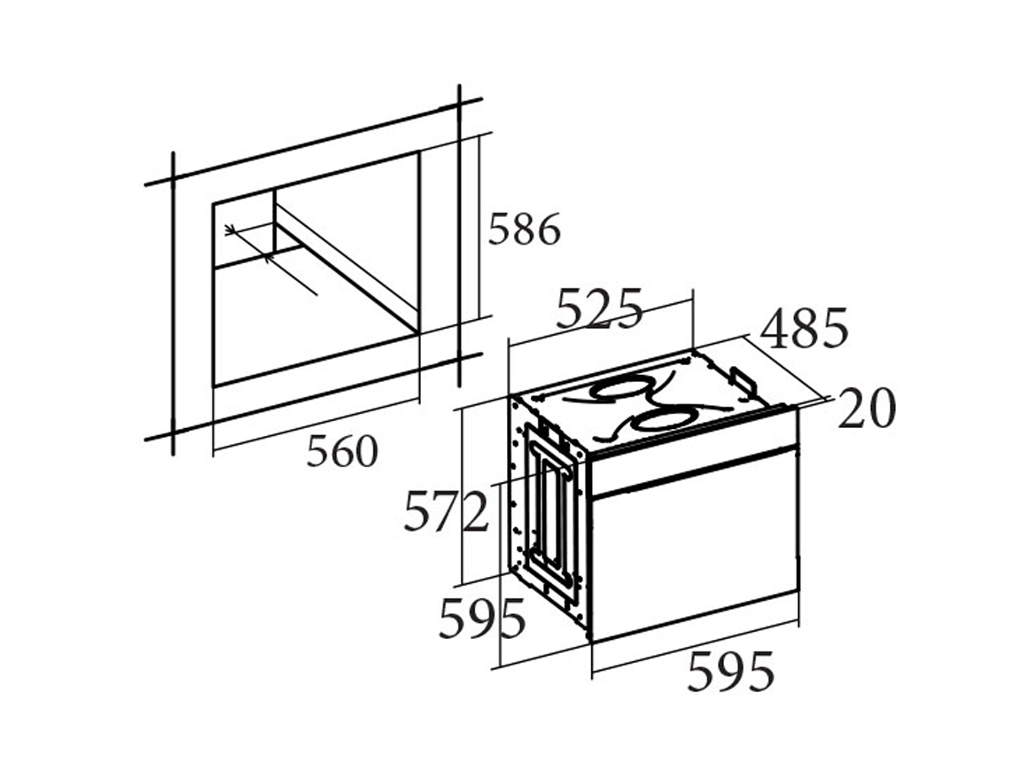 Lò nướng Cata HGR 110 AS BK
