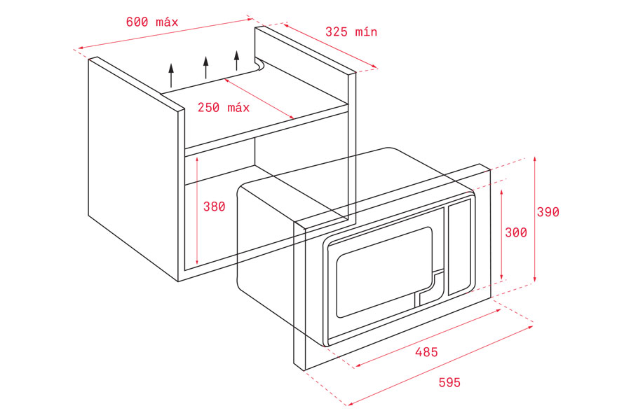 Lò vi sóng Teka MS 620 BIS