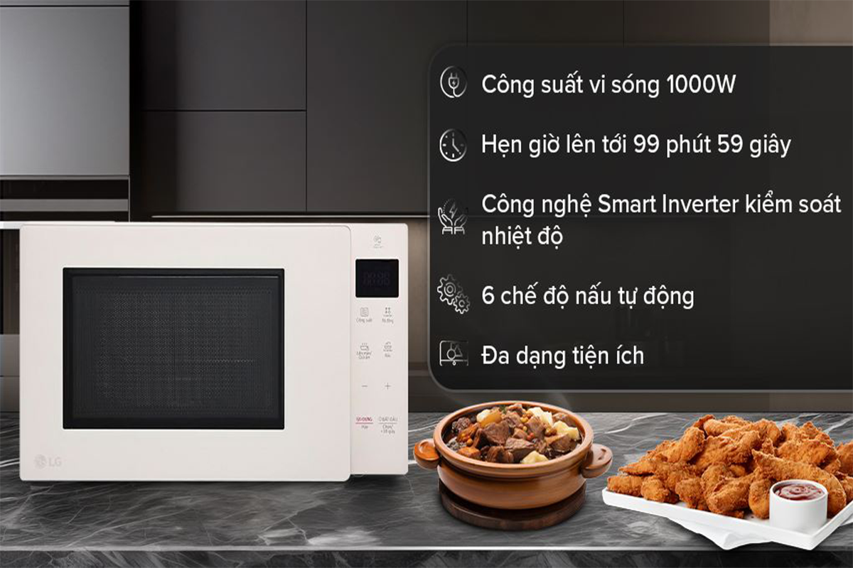 Lò vi sóng LG MS2535GIK 25 lít