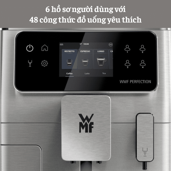 Máy Pha Cà Phê Tự Động WMF PERF 660 SILV EU–CP813D10