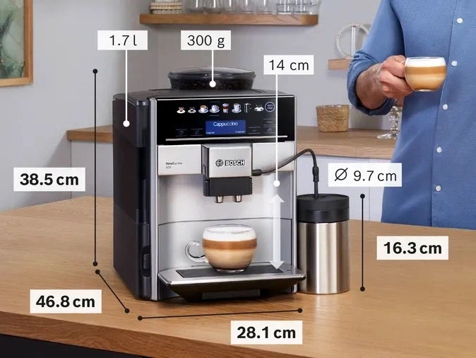 Máy pha cà phê tự động Bosch TIS65621RW