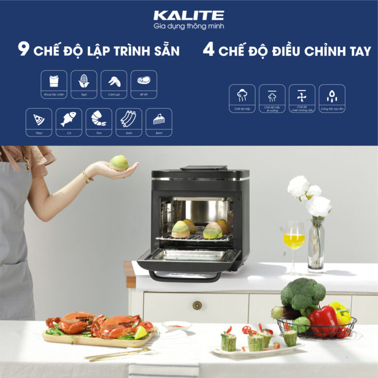 Nồi chiên hơi nước KALITE STEAM X
