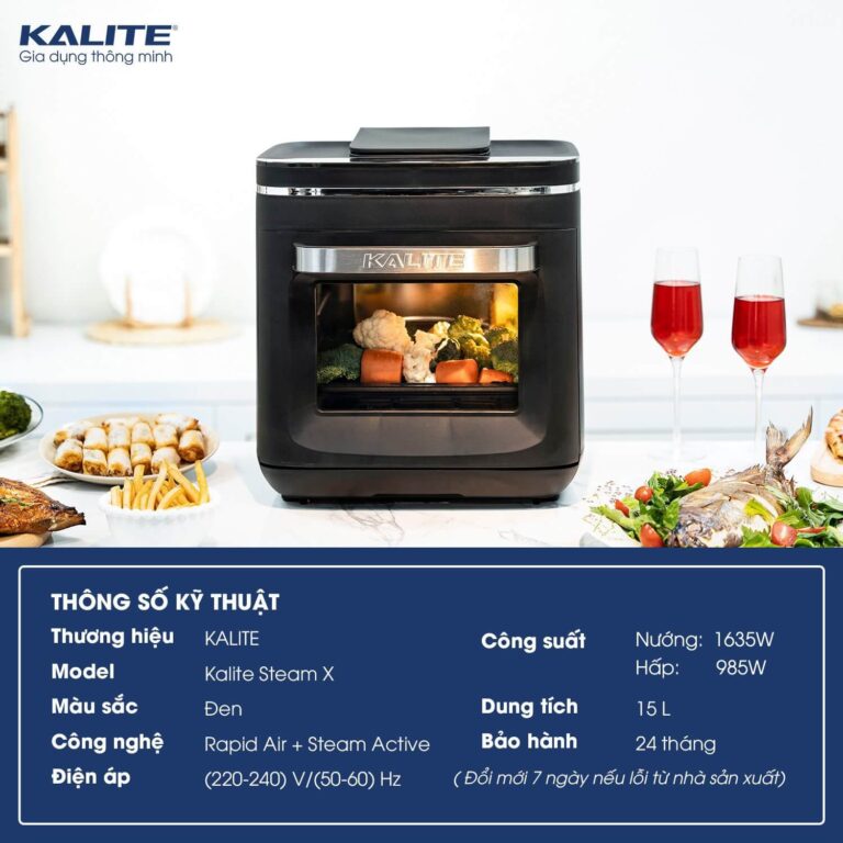 Nồi chiên hơi nước KALITE STEAM X